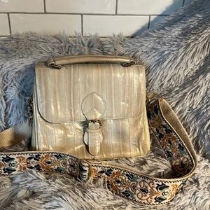 Vintage eel skin bag. Over 40 years old